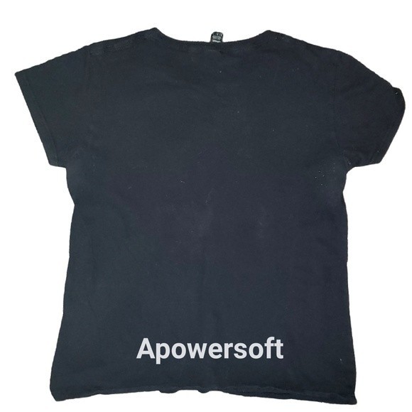 SALE! I Hate People, blk/wht graphic baby tee (0094) - Picture 2 of 4